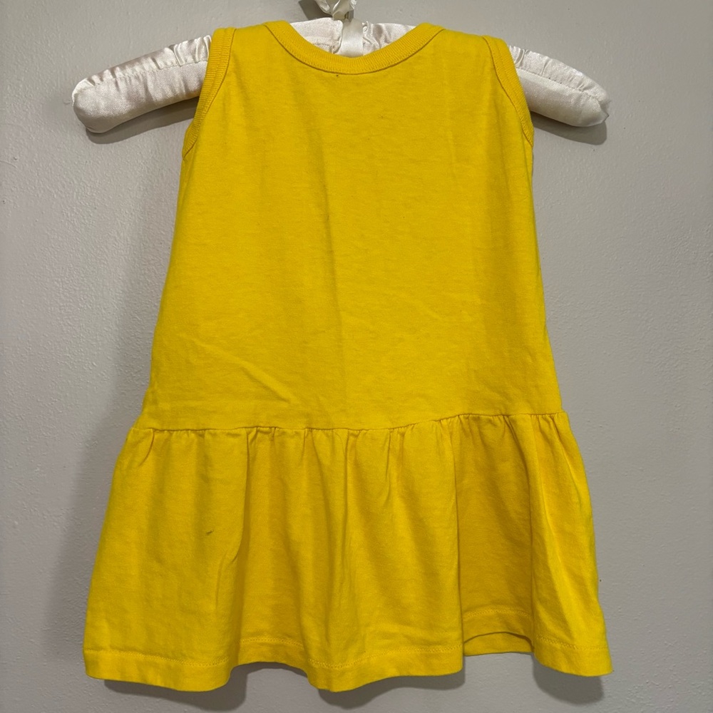 Grateful Dead Dress Yellow Kids Size 4 - Picture 5 of 6